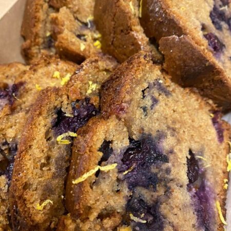 Bizcocho de arándanos