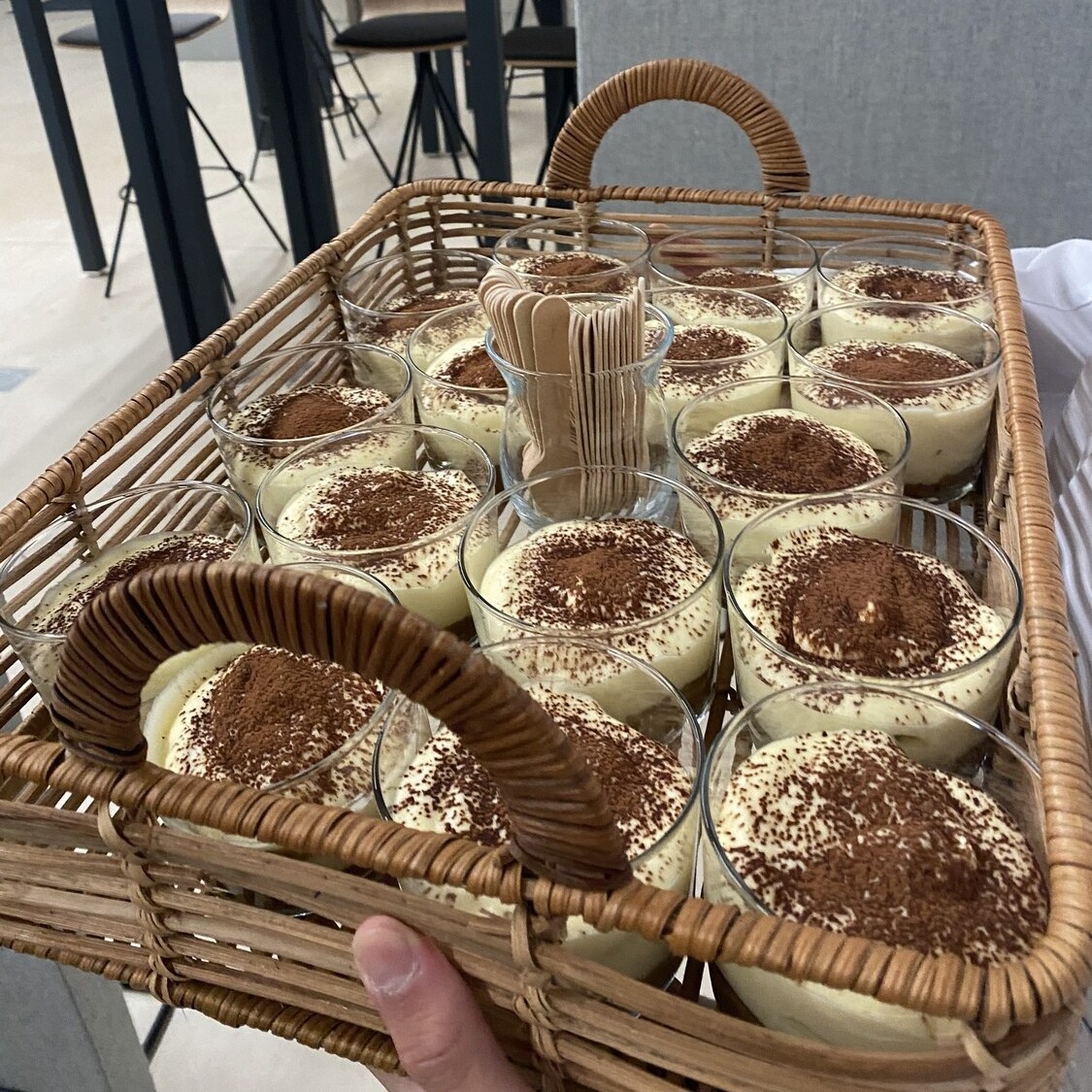 Vasitos de tiramisú (12 Uds)