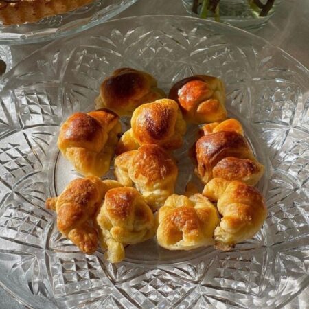 Mini croissant en almíbar