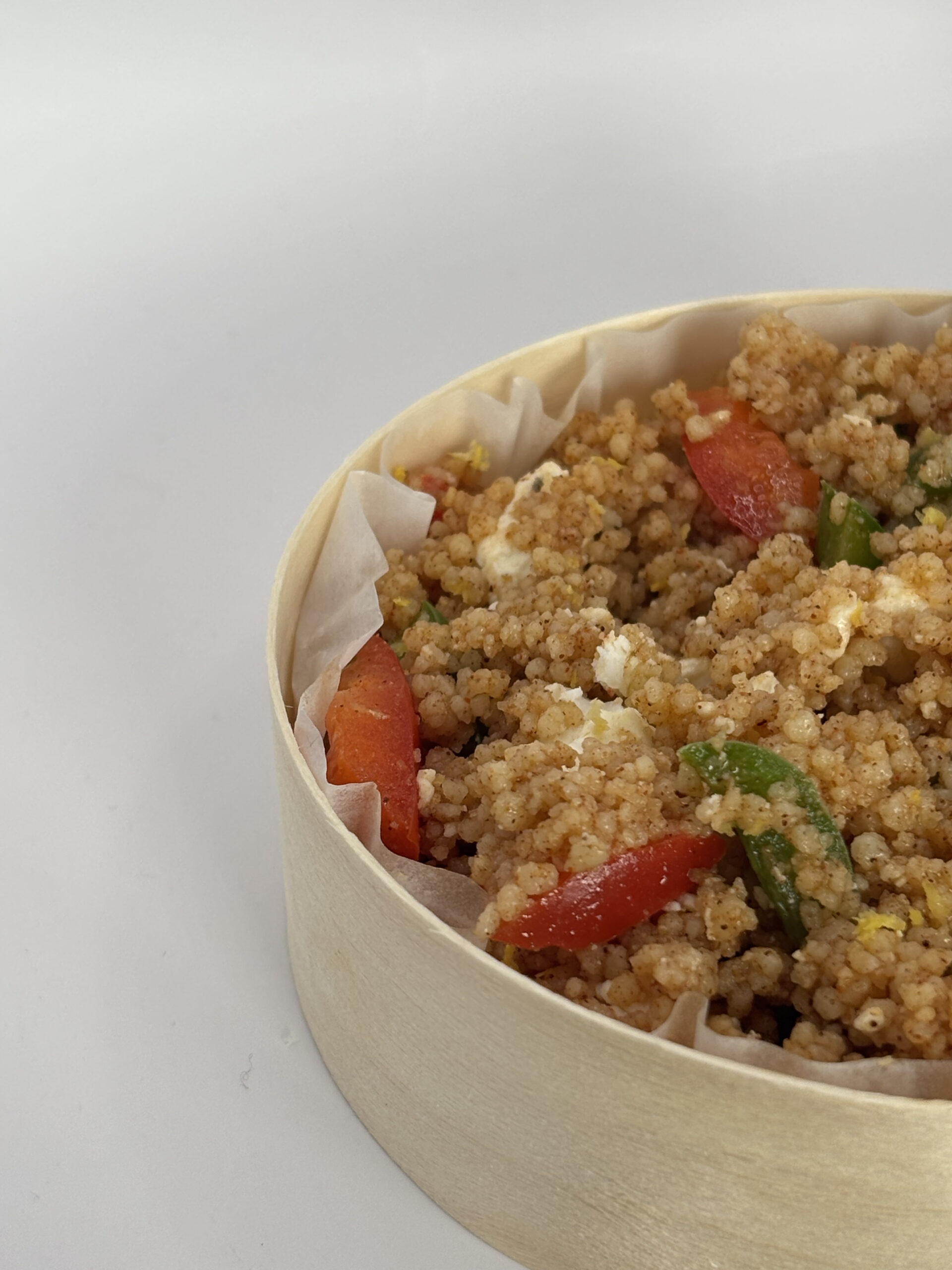 Ensalada de cous cous y queso feta. - Imagen 2